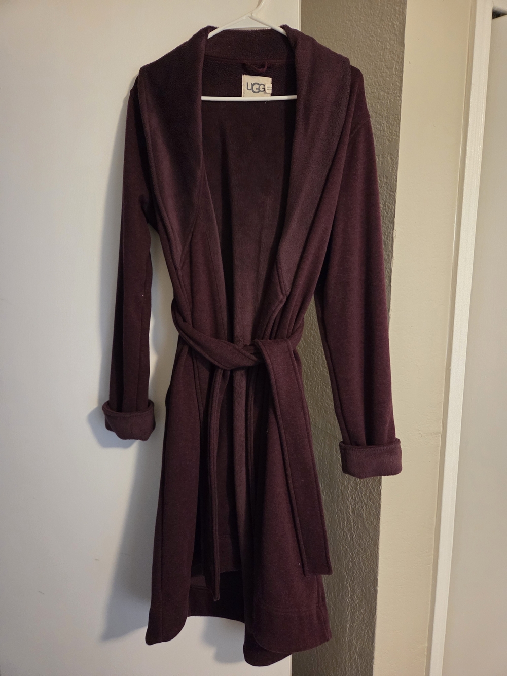 UGG Women's Plum Plush Hooded Robe with Belt